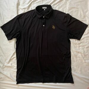 Peter Millar Summer Comfort Baylor Bears Polo Shirt XXL Black